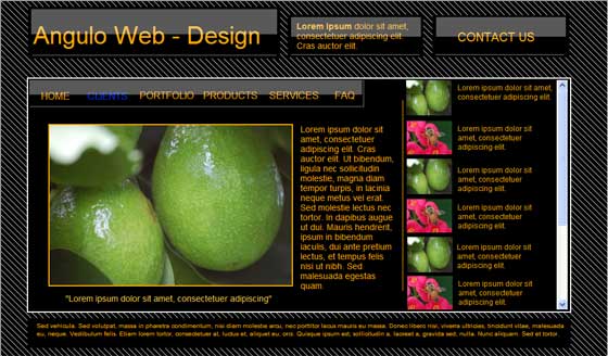 Black Glass Template
